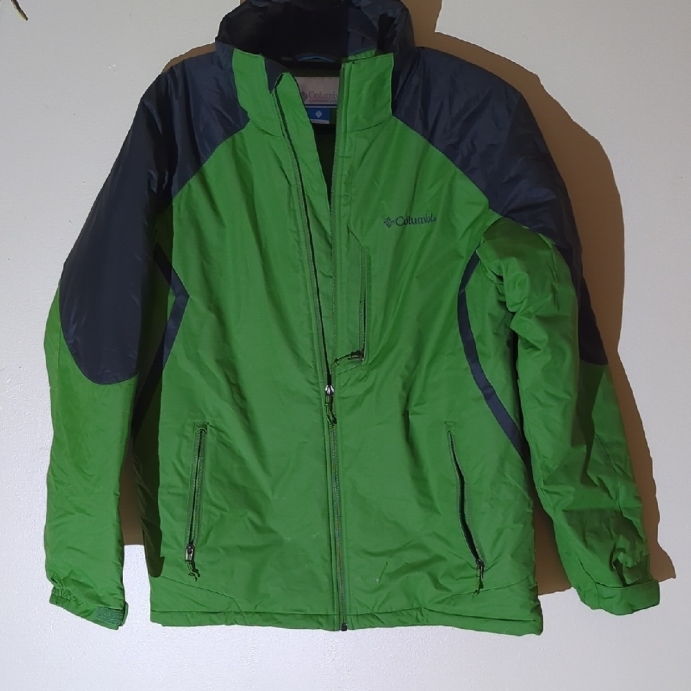 Columbia Vibrant Green and Charcoal Jacket - Picture 5 of 16